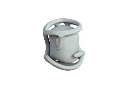 SciFi Shape Object Low Poly Low-poly 3D model buy