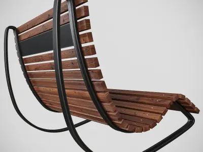 Rocking Bench 3D model