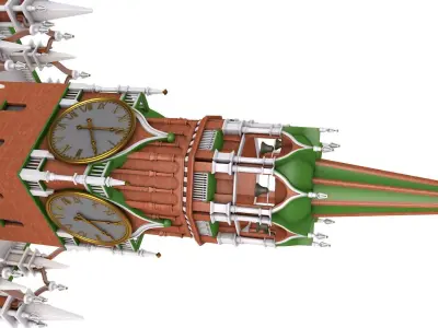Kremlin Clock 3D model