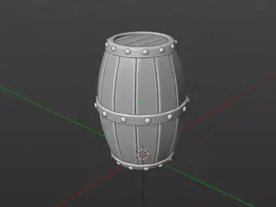 Basic 3D barrel 3D model