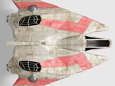 CDF Space Combat Fighter 3D model