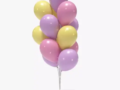 Balloon Stand 3D model