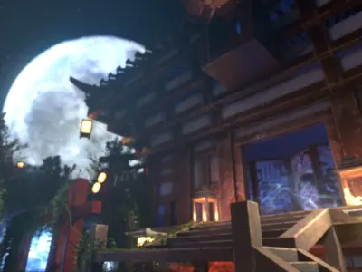 Japanese Shinto Shrine 3D model