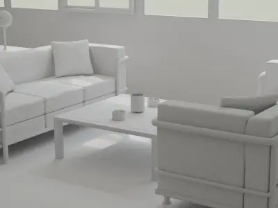 apartment interior 3D model