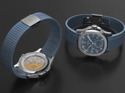  Wrist Watch Patek Philippe Aquanaut Blue-Gray 