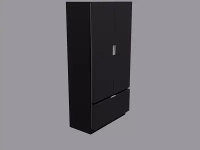 Simple Refrigerator 3D model