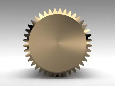 Scandinavian furniture knob PLATE LINEAR 3D model