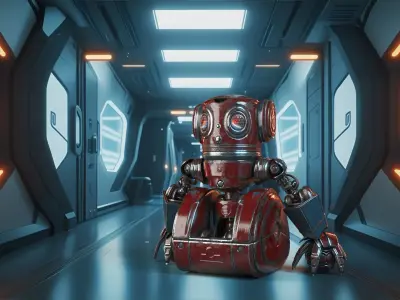 Cute Robot 2 3D model