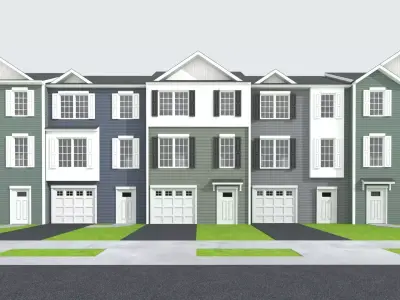 Cape Cod House 13 3D model