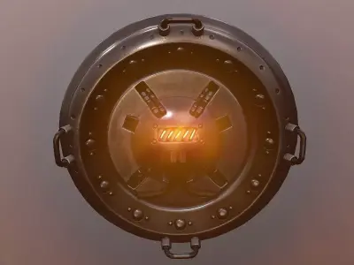 AI Control Module Basic Version Low-poly 3D model