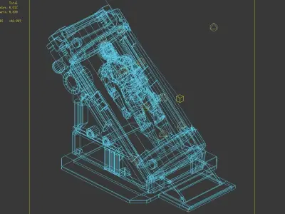 Spaceship - Indoor - Object 12 3D model