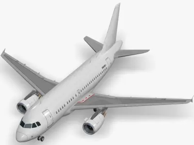  Detailed 3D models of the A320 Family 
