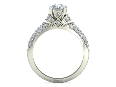 Women Ring  Render 3dm STL OBJ FBX Details 3D print model 237