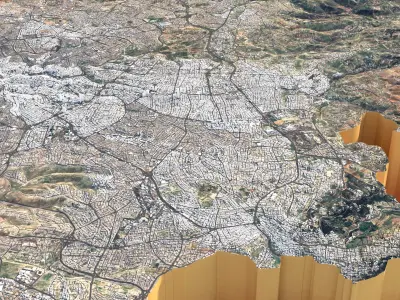 Amman Capital Jorden 3D model