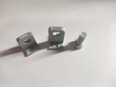 Simple Locker Window Door STL - Lock Set 3D print model