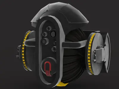 Sci Fic Patrol Robot 3D model