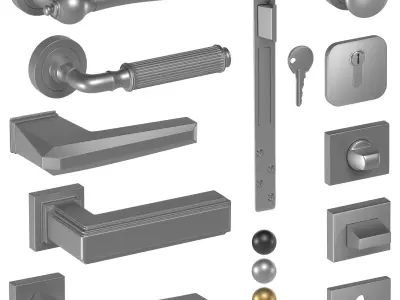 door handles part3 3D model