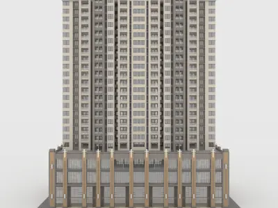 Tower Apartment 3 3D model