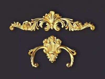 dekor ornament 3D model 120