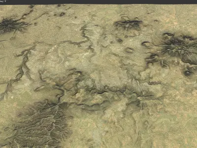 Addis Ababa - City 3D Model Low-poly 3D model