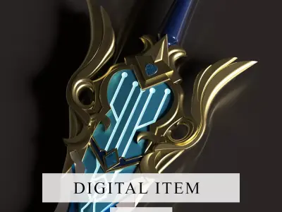 Genshin Impact - Song of Broken Pines - 3d file stl 3D print model