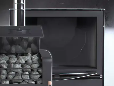 Wood-Burning stove Harvia Classic 400 Top Duo 3D model