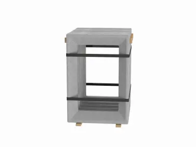 Concrete Window Panels 3D model