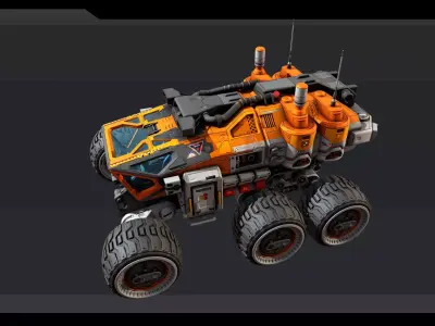 MARS Missions Pack Low-poly 3D model