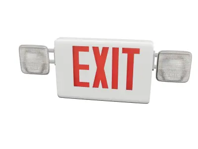  Exit Sign 3D model