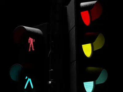 Hong Kong Street Props Pack FBX format 3D model