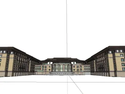 vacation spot-Resort-Fashion Leisure Hotel-0152 3D model