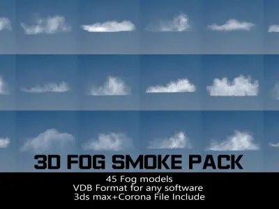 VDB FOG SMOKE PACK 3D model