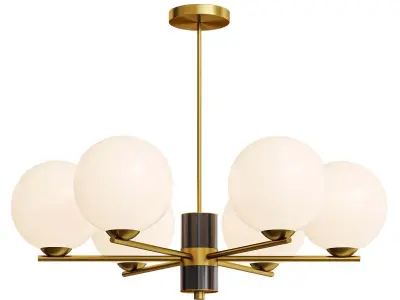 VERNER 6 lamps Low-poly 3D model
