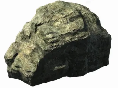 Huangguoshu Waterfall - Stone 01 3D model