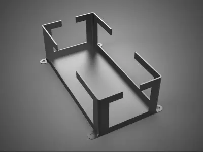 BATTERY HOUSING FRAME BRACKET ACCU CASING HOLDER MOUNTING MOUNT 3D model