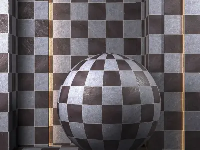 4K Floor Tile Textures Set 01 - Premium PBR - 4 Patterns Texture