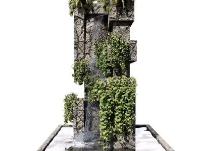 WATERFALL FOUNTAIN CASCADE  NO21 A 3D model