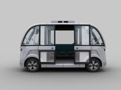 Navya Arma Lowpoly Low-poly 3D model