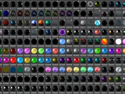 PBR Material Set1  - 872 Material  Texture