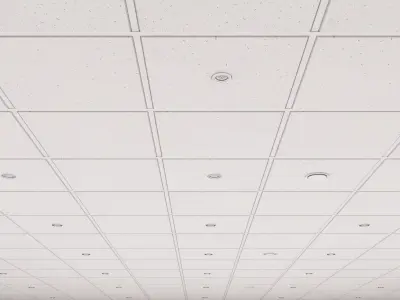 Armstrong False Ceilin Railclone Parametric 3D model