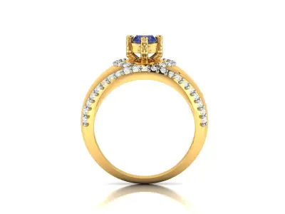 Women Ring 3D print model 115