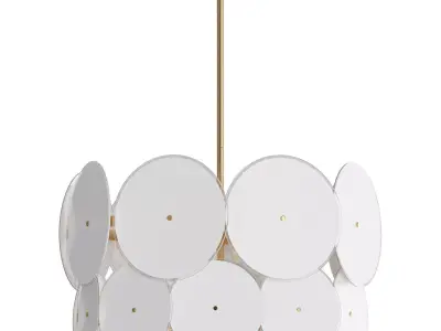 Emery 6 Light Chandelier 3D model