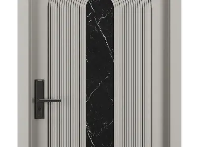 Entrance door set129 3D model