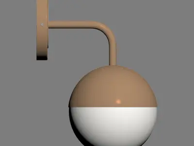 Copper Light Bra Mono 3D model