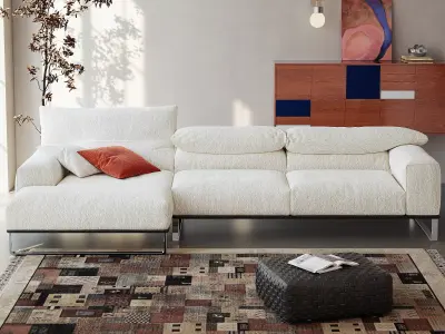 Industrial Living Interior scene 3D model