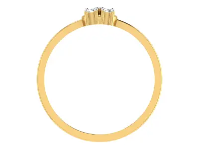 Women Ring Render 3dm STL OBJ FBX  3D print model 14