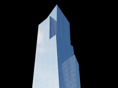 Hudson Yards 10 - NYC Low-poly 3D model