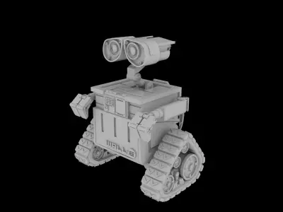 Wall-E 3d model wall e robot 3D model