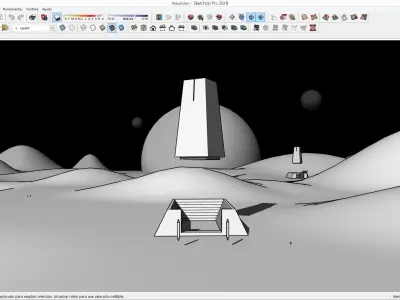Graveyard of Gods Cementerio de Dioses  Low-poly 3D model
