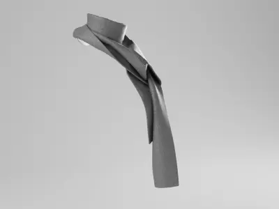 Women Scarf Free 3D model